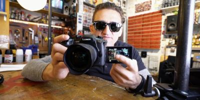 Casey Neistat vlogging with Panasonic Lumix GH5